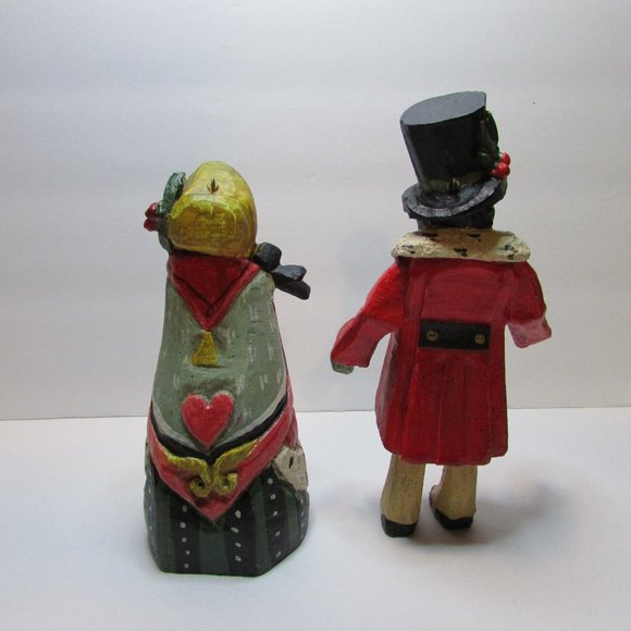 vtg House of Hatten 1991 Victorian Christmas Caroling family carolers figure lot - Picture 7 of 16